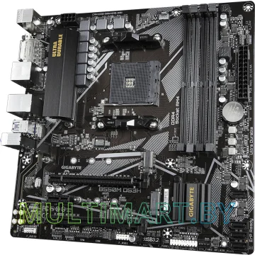 Материнская плата Gigabyte B550M DS3H (rev. 1.4) картинка 3